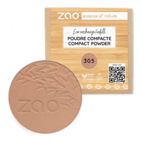 ZAO Recharge poudre compacte 301 ivoire ZAO Recharge poudre compacte 301 ivoire