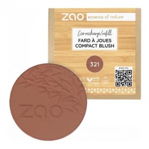ZAO Recharge fard à joues 321 brun orange
