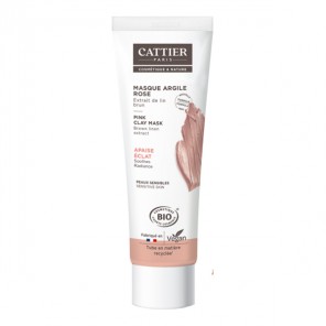 Cattier masque à l'argile rose peaux sensibles 100ml